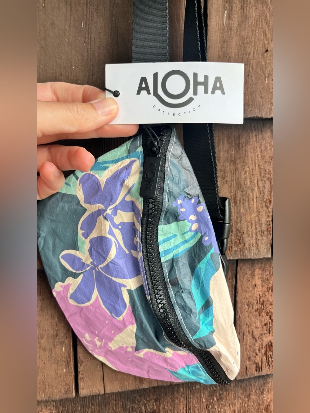 NWT Aloha Collection mini hip pack pau Hana • tropical Hawaii style • waterproof - Picture 4 of 8